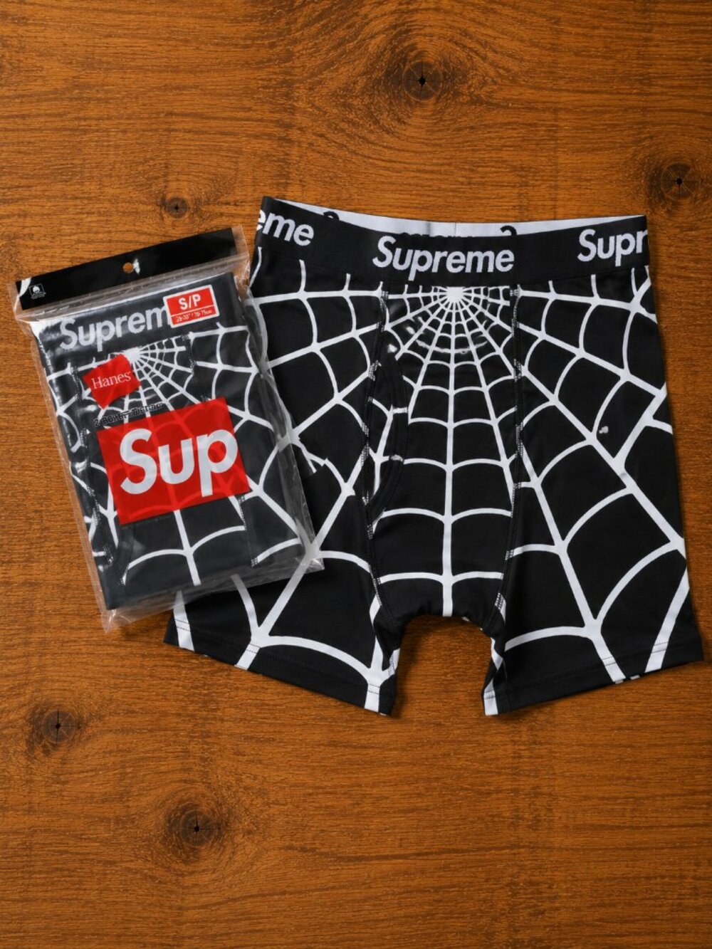 Supreme Hanes Spider-Man Boxer Briefs